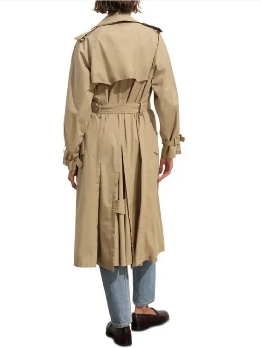 Buck Mason Paperweight Trench Coat Tan Size XS - Picture 2 of 16